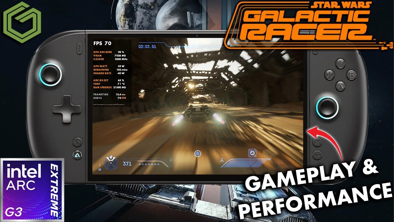Star Wars: Galactic Racer on the OneXPlayer 3 G3 Extreme