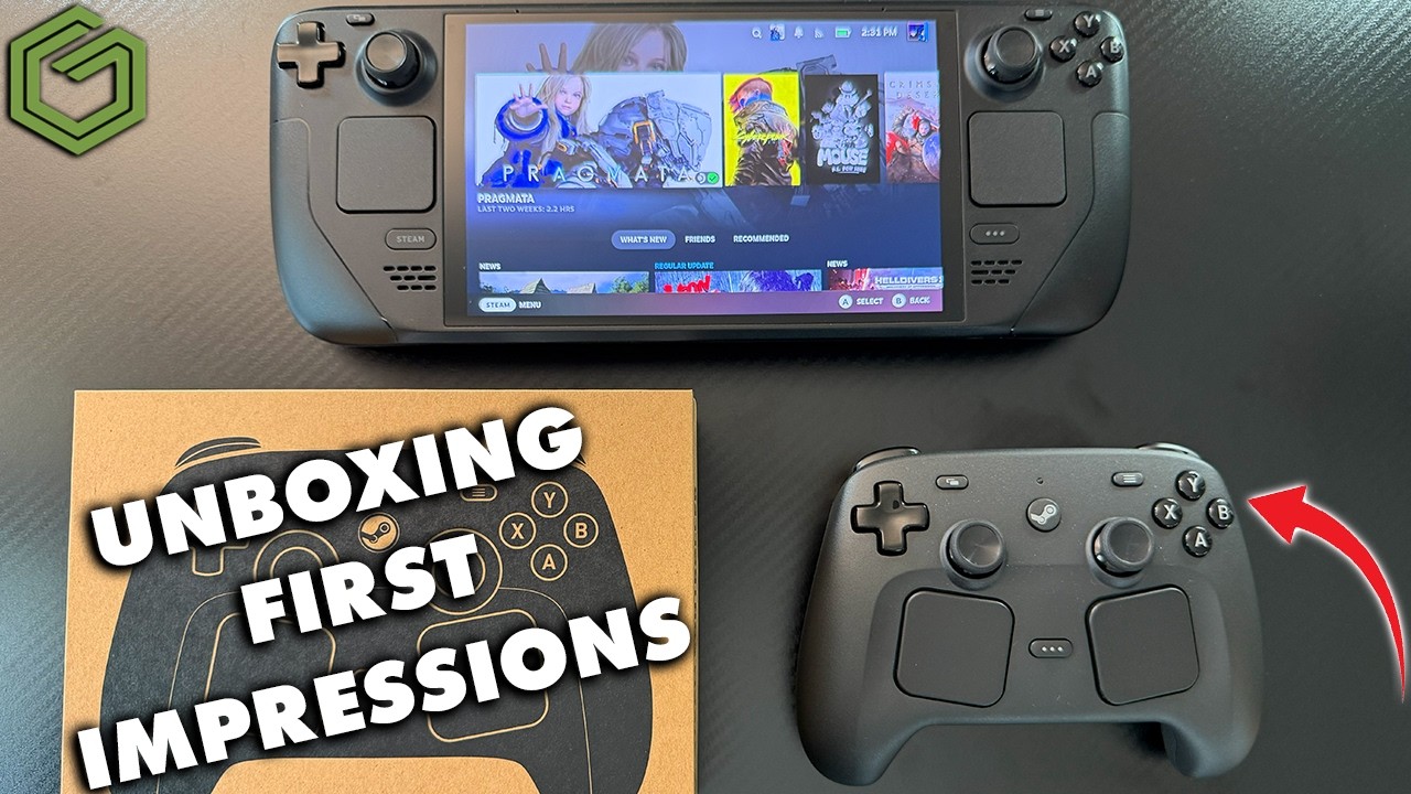 New Steam Controller unboxing and first impressions
