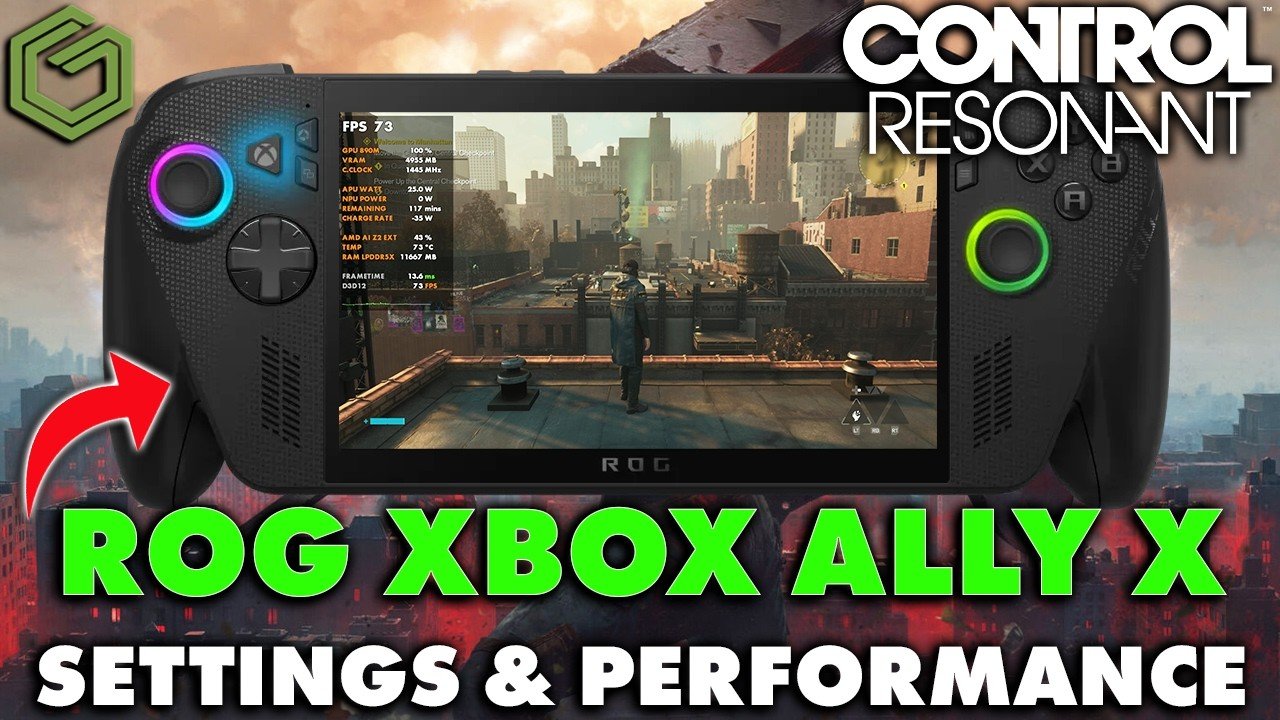 Control Resonant on the ROG Xbox Ally X