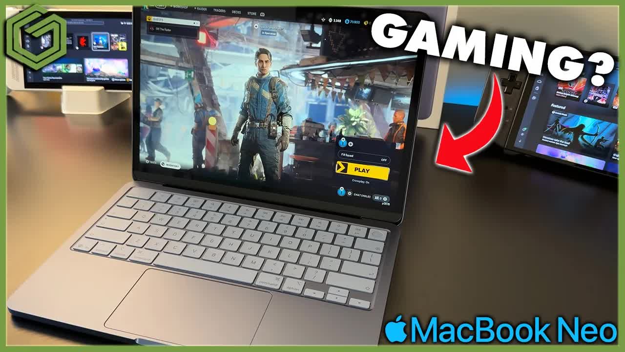 Gaming on the Apple MacBook Neo