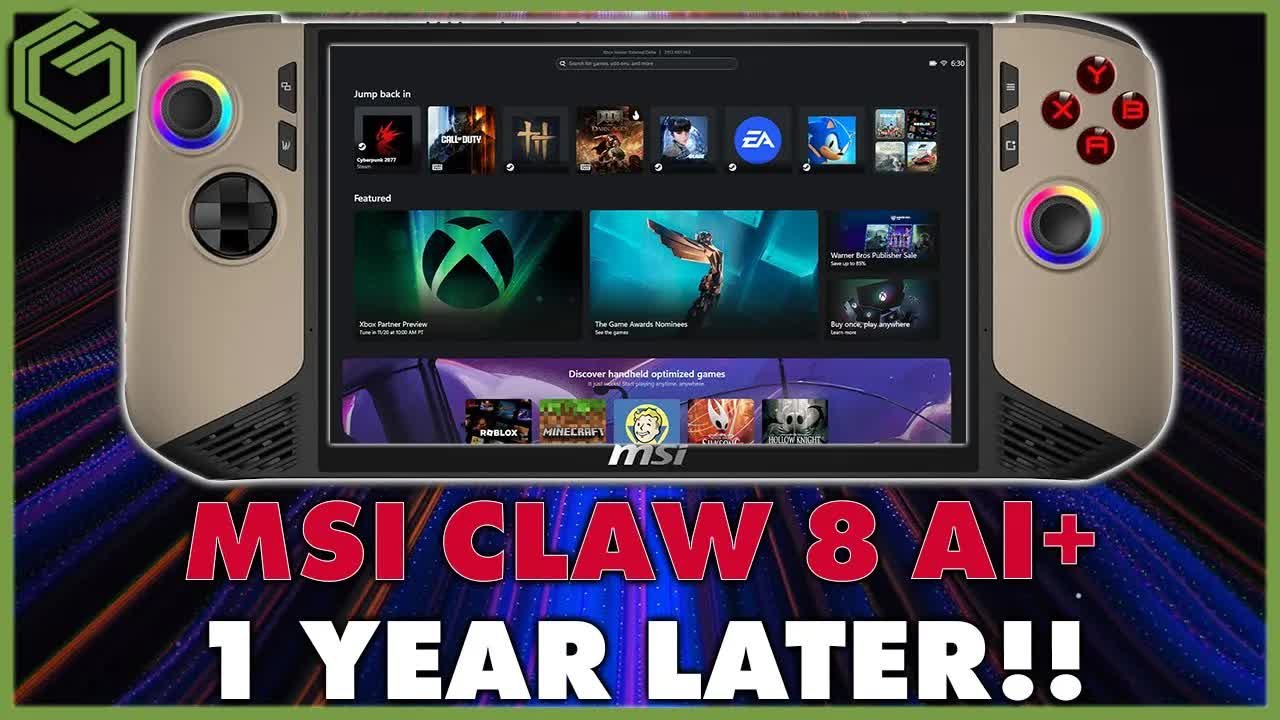 MSI Claw 8 AI+ after 1 year