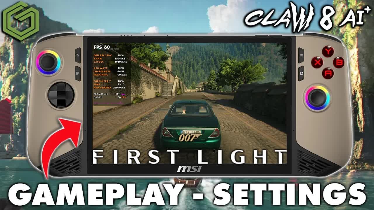 007 First Light on the MSI Claw 8 AI+