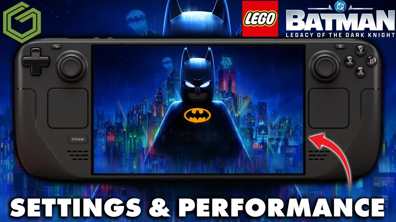 LEGO Batman: Legacy of the Dark Knight on the Steam Deck