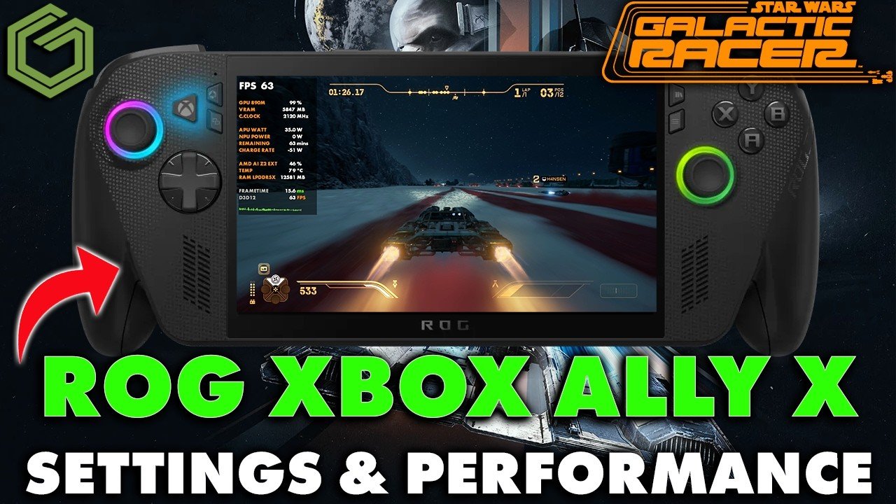 Star Wars: Galactic Racer on the ROG Xbox Ally X