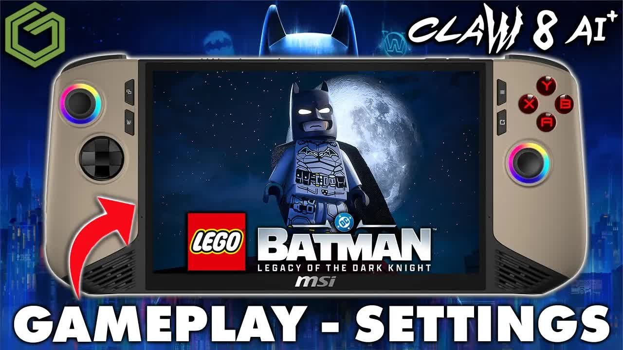 LEGO Batman: Legacy of the Dark Knight on the MSI Claw 8 AI+