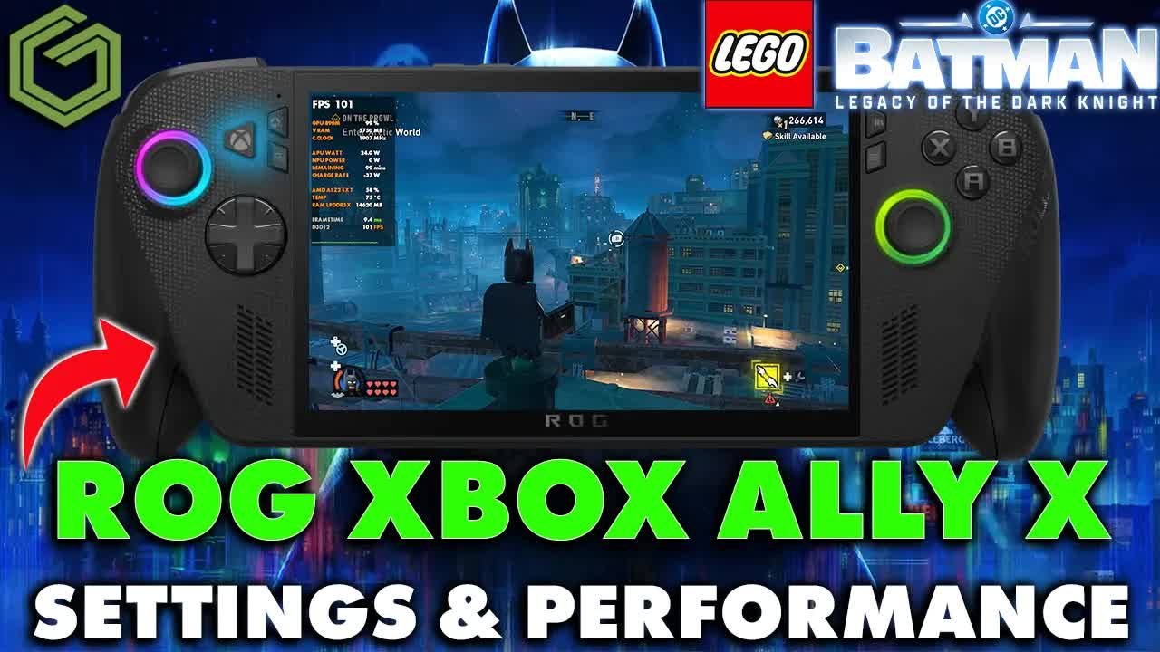 LEGO Batman: Legacy of the Dark Knight on the ROG Xbox Ally X