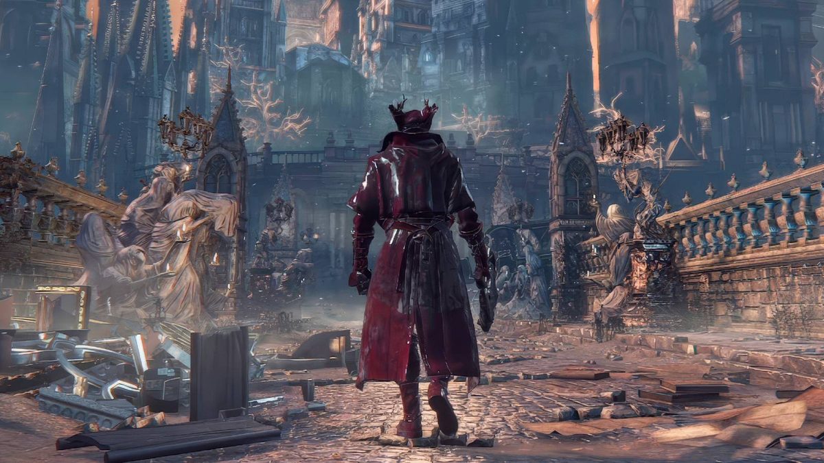 Bloodborne Hunter in Yharnam