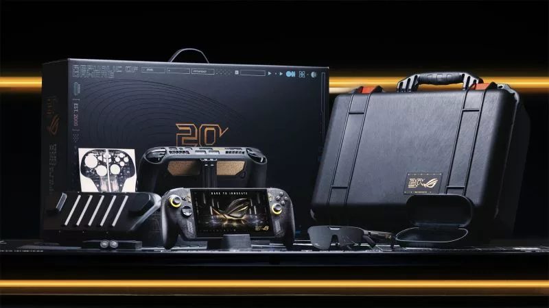 ROG Xbox Ally X20 anniversary bundle with AR glasses, Killswitch case and Pelican case
