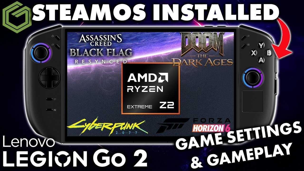 Legion Go 2 SteamOS 7 games tested