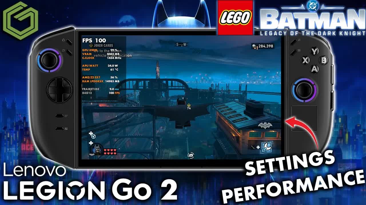 LEGO Batman: Legacy of the Dark Knight on the Legion Go 2 Z2 Extreme